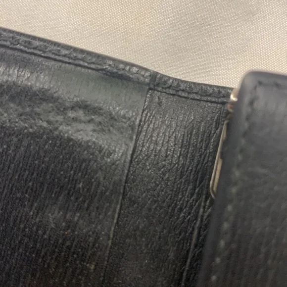 Gucci black grained leather 6 key ring holder made in Italy - Picture 10 of 11